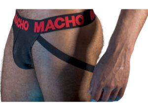 MACHO - MX26X2 JOCK NEGRO/ROJO XL - Imagen 2