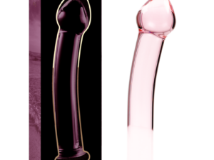 NEBULA SERIES BY IBIZA - MODELO 11 DILDO CRISTAL ROSA 16 CM -O- 3 CM - Imagen 1