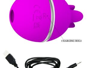 PRETTY LOVE - VIBRADOR DE SILICONA REDONDO GEMINI BALL MORADO - Imagen 3