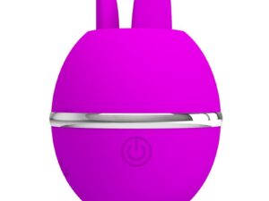 PRETTY LOVE - VIBRADOR DE SILICONA REDONDO GEMINI BALL MORADO - Imagen 5