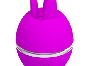 PRETTY LOVE - VIBRADOR DE SILICONA REDONDO GEMINI BALL MORADO - Imagen 4