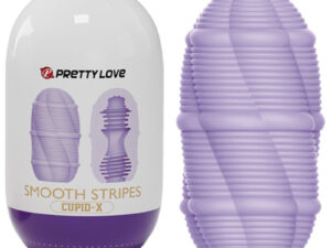 PRETTY LOVE - HUEVO MASTURBADOR SMOOTH STRIPES CUPID - Imagen 1