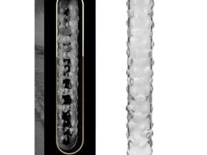 NEBULA SERIES BY IBIZA - MODELO 15 DILDO CRISTAL TRANSPARENTE 18.5 CM -O- 3 CM - Imagen 1