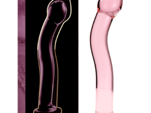 NEBULA SERIES BY IBIZA - MODELO 18 DILDO CRISTAL ROSA 18.5 CM -O- 3.5 CM - Imagen 1