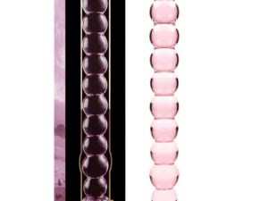 NEBULA SERIES BY IBIZA - MODELO 22 DILDO CRISTAL ROSA 21.5 CM -O- 2.5 CM - Imagen 1