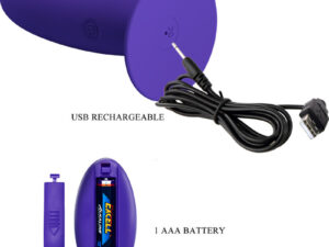 PRETTY LOVE - YOUTH PLUG ANAL VIBRADOR CONTROL REMOTO VIOLETA - Imagen 5