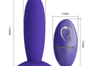 PRETTY LOVE - YOUTH PLUG ANAL VIBRADOR CONTROL REMOTO VIOLETA - Imagen 4