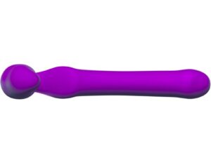 ADRIEN LASTIC - QUEENS STRAP-ON FLEXIBLE VIOLETA TALLA M - Imagen 3