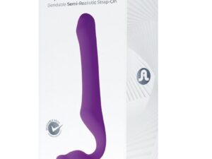 ADRIEN LASTIC - QUEENS STRAP-ON FLEXIBLE VIOLETA TALLA M - Imagen 5