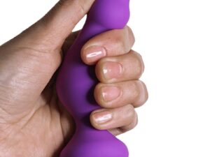 ADRIEN LASTIC - AMUSE PLUG ANAL SILICONA VIOLETA TALLA M - Imagen 2