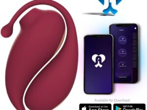 ADRIEN LASTIC - INSPIRATION SUCCIONADOR CLITORIS + HUEVO VIBRADOR ROJO - APP GRATUITA - Imagen 1