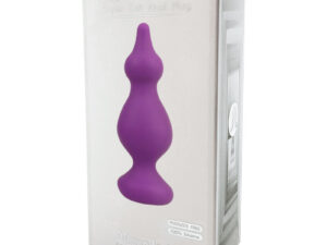 ADRIEN LASTIC - AMUSE PLUG ANAL SILICONA VIOLETA TALLA M - Imagen 3