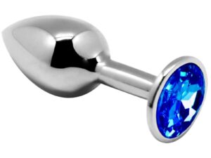 ALIVE - ANAL PLEASURE MINI PLUG METAL AZUL TALLA L - Imagen 1