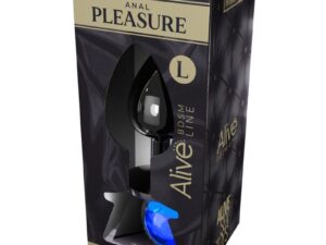 ALIVE - ANAL PLEASURE MINI PLUG METAL AZUL TALLA L - Imagen 2