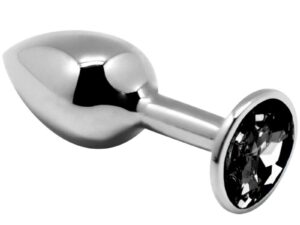 ALIVE - ANAL PLEASURE MINI PLUG METAL NEGRO TALLA M - Imagen 1