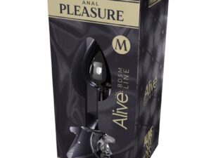 ALIVE - ANAL PLEASURE MINI PLUG METAL NEGRO TALLA M - Imagen 2