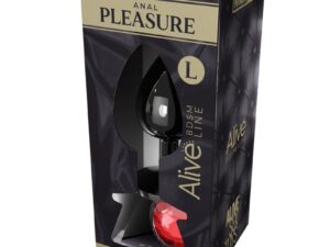 ALIVE - ANAL PLEASURE MINI PLUG METAL ROJO TALLA L - Imagen 2