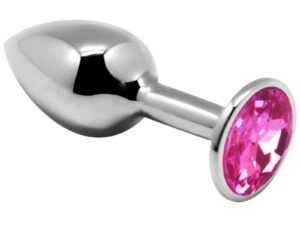 ALIVE - ANAL PLEASURE MINI PLUG METAL ROSA TALLA M - Imagen 1