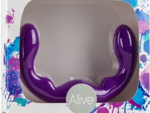 ALIVE - LUNA DILDO DOBLE PENETRACION SILICONA VIOLETA 25 CM - Imagen 2