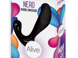 ALIVE - NERO DOBLE MASAJEADOR ANAL  PROSTATICO - Imagen 2