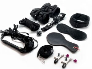 ALIVE - FURY KIT 10 PIEZAS BDSM NEGRO - Imagen 1