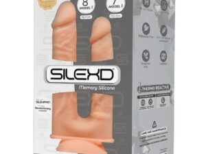 SILEXD - MODELO 1 PENE REALISTICO DOBLE PENETRACION SILICONA PREMIUM SILEXPAN 17.5 / 19.5 CM - Imagen 2