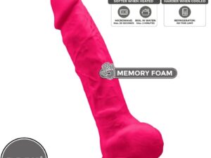 SILEXD - MODELO 1 PENE REALISTICO SILICONA PREMIUM SILEXPAN FUCSIA 23 CM - Imagen 2