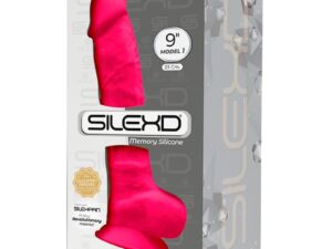 SILEXD - MODELO 1 PENE REALISTICO SILICONA PREMIUM SILEXPAN FUCSIA 23 CM - Imagen 3