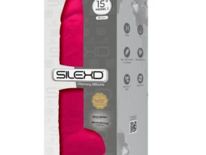 SILEXD - MODELO 1 PENE REALISTICO SILICONA PREMIUM SILEXPAN FUCSIA 38 CM - Imagen 2