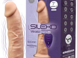 SILEXD - MODELO 1 PENE REALISTICO VIBRADOR SILICONA PREMIUM SILEXPAN CONTROL REMOTO 17.5 CM - Imagen 3