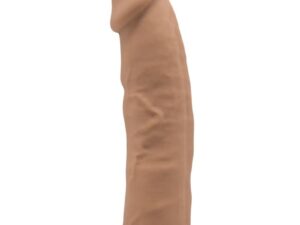 SILEXD - MODELO 2 PENE REALISTICO SILICONA PREMIUM SILEXPAN CARAMELO 19 CM - Imagen 1