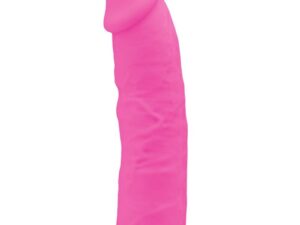 SILEXD - MODELO 2 PENE REALISTICO SILICONA PREMIUM SILEXPAN ROSA FLUORESCENTE 15 CM - Imagen 1