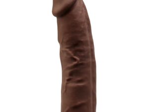 SILEXD - MODELO 2 PENE REALISTICO SILICONA PREMIUM SILEXPAN MARRON 23 CM - Imagen 1