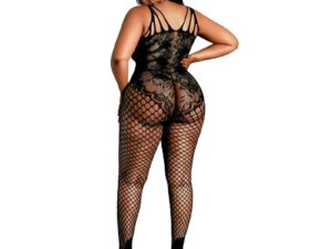 MOONLIGHT - MODELO 4 BODYSTOCKING NEGRO TALLA UNICA / PLUS SIZE - Imagen 2