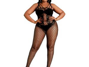 MOONLIGHT - MODELO 4 BODYSTOCKING NEGRO TALLA UNICA / PLUS SIZE - Imagen 1