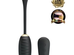 PRETTY LOVE - DOREEN HUEVO VIBRADOR DE LUJO RECARGABLE NEGRO CONTROL REMOTO - Imagen 3