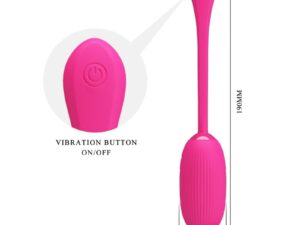 PRETTY LOVE - DOREEN HUEVO VIBRADOR RECARGABLE MAGENTA CONTROL REMOTO - Imagen 4