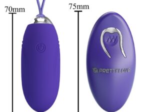PRETTY LOVE - JENNY YOUTH HUEVO VIBRADOR CONTROL REMOTO VIOLETA - Imagen 5