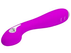 PRETTY LOVE - HECTOR VIBRADOR ELECTROSHOCK RECARGABLE  IMPERMEABLE MORADO - Imagen 2