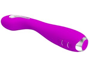 PRETTY LOVE - HECTOR VIBRADOR ELECTROSHOCK RECARGABLE  IMPERMEABLE MORADO - Imagen 3