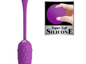 PRETTY LOVE - HUEVO VIBRADOR CON TEXTURA MARINA RECARGABLE MORADO - Imagen 5