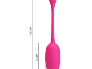 PRETTY LOVE - KNUCKER HUEVO VIBRADOR RECARGABLE ROSA - Imagen 5