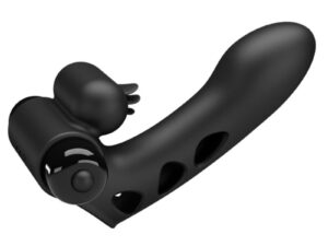PRETTY LOVE - ORLANDO FUNDA DE DEDO VIBRADOR NEGRO - Imagen 5
