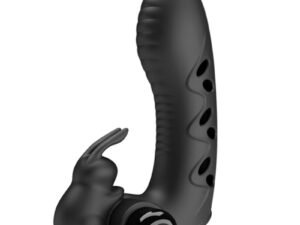PRETTY LOVE - VANCE FUNDA DEDO VIBRADOR CONEJO NEGRO - Imagen 5