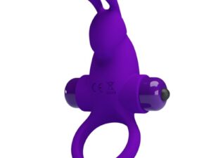 PRETTY LOVE - ANILLO VIBRADOR I CONEJO PARA PENE MORADO - Imagen 3