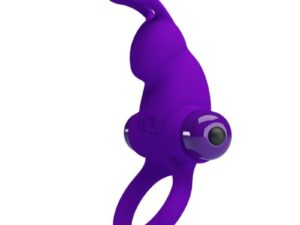 PRETTY LOVE - ANILLO VIBRADOR I CONEJO PARA PENE MORADO - Imagen 4
