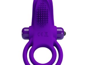 PRETTY LOVE - ANILLO VIBRADOR PARA PENE MORADO - Imagen 2