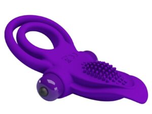 PRETTY LOVE - ANILLO VIBRADOR PARA PENE MORADO - Imagen 5