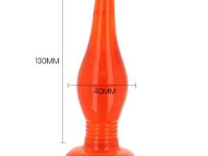 BAILE - PLUG ANAL TACTO SUAVE ROJO 14.2 CM - Imagen 5