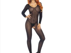 LEG AVENUE - BODYSTOCKING NEGRO MANGA LARGA - Imagen 4